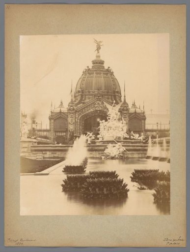View of the Dôme Central during the World's Fair in Paris in 1889