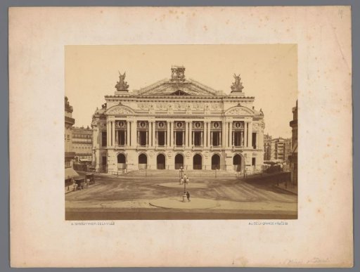 View of the Opéra Garnier in Paris
