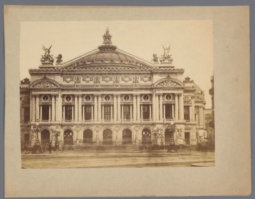 View of the Opéra Garnier in Paris