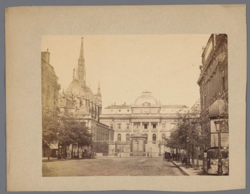 View of the Palais de Justice in Paris