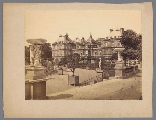 View of the Palais du Luxembourg in Paris