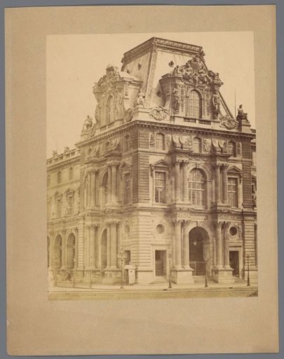 View of the Pavillon Molien of the Louvre