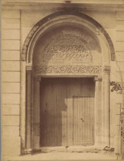 Portal in Romanesque style at Bourges