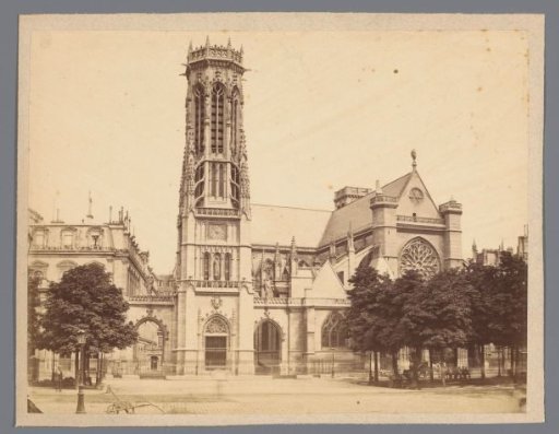 View of Saint-Germain-l'Auxerrois at Paris
