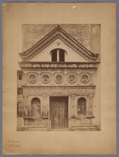 Façade of the Church of the Holy Spirit at Bologna