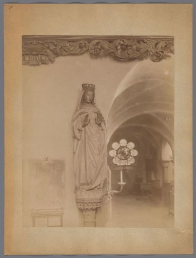 Statue of a saint in a church