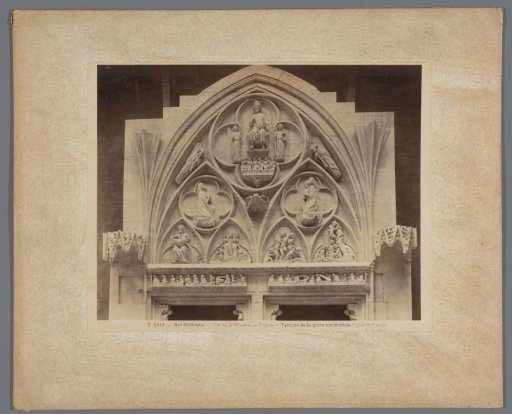 Tympanum of the St.-Urbain Basilica in Troyes