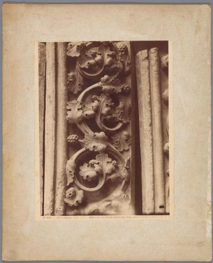 Cast of a Part of an Archivolts Decorated with Scrollwork