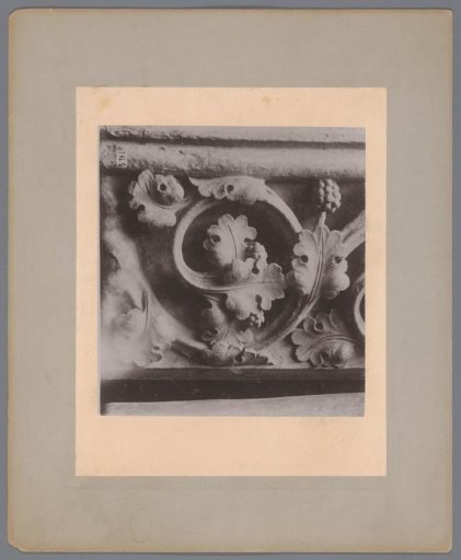 Cast of a Detail of an Archivolts Decorated with Scrollwork