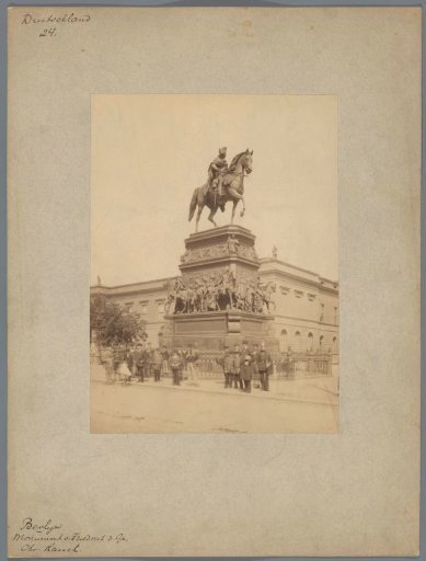 Group portrait for the monument to Frederick the Great in Berlin