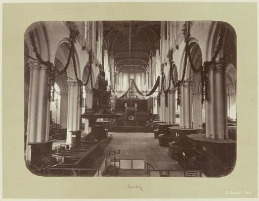 Interior of the New Church, 1879