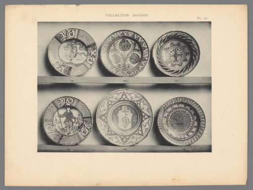 Collection of decorated plates