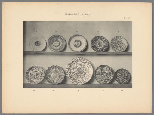 Collection of decorated plates