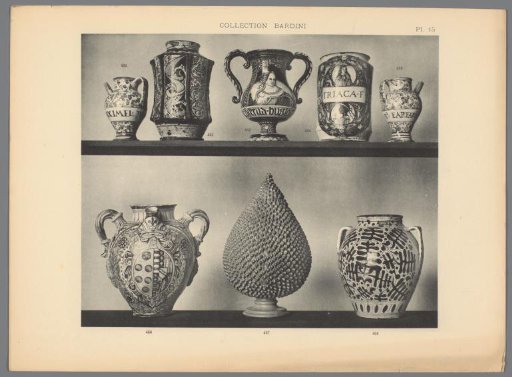 Collection of decorated vases