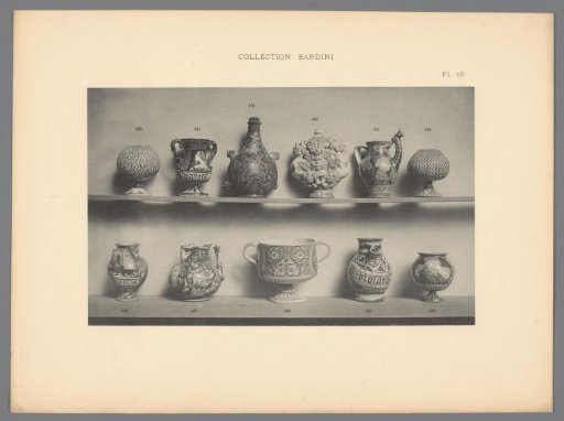 Collection of decorated vases