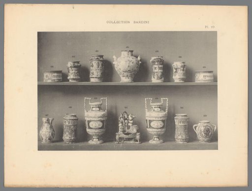 Collection of decorated vases
