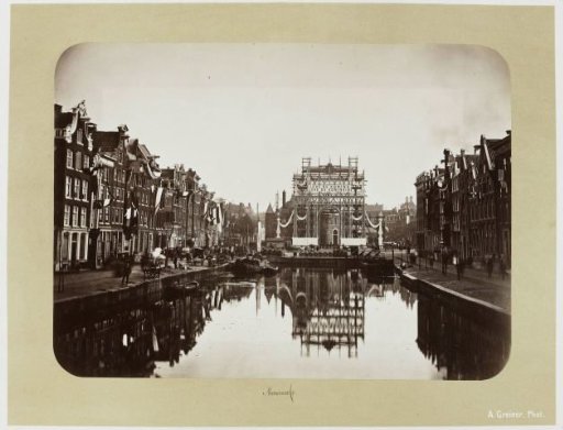 Nieuwmarkt and Kloveniersburgwal, 1879