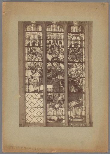 View of the Stained-Glass Windows of the Église Saint-Germain d'Argentan