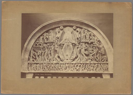 Tympanum with the Depiction of the Last Judgment from the Cathedral of Autun