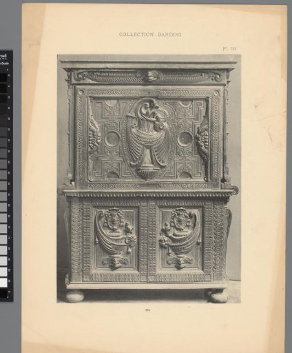 Decorated cabinet