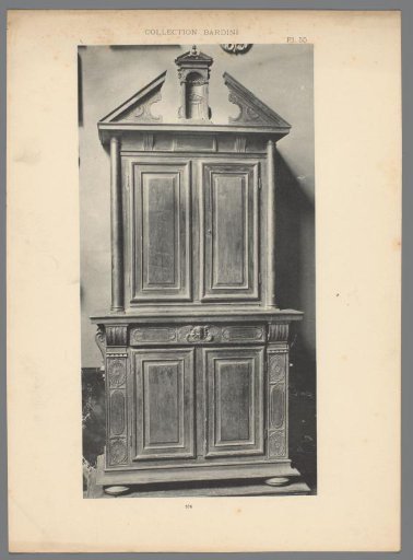 Decorated cabinet