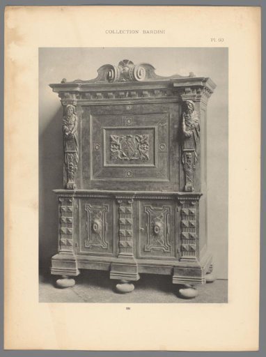 Decorated cabinet