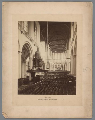 Interior of the New Church in Amsterdam