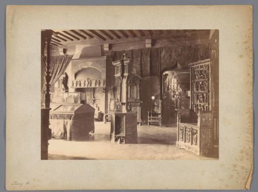 Hall of Francis I of France in the Musée de Cluny in Paris