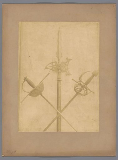 Halberd with two swords