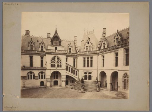 Courtyard of the Château of Pierrefonds