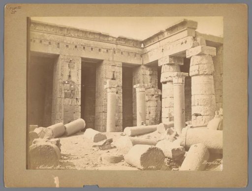 Hieroglyphs from the Temple of Ramses III at Medinet Habou