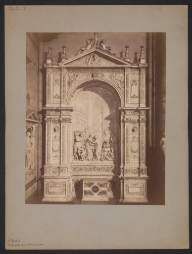 View of a sculpture by Rafaello da Montelupa in the Cathedral of Orvieto