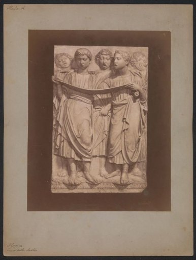 The Cantoria by Lucca della Robbia in the Cathedral of Florence