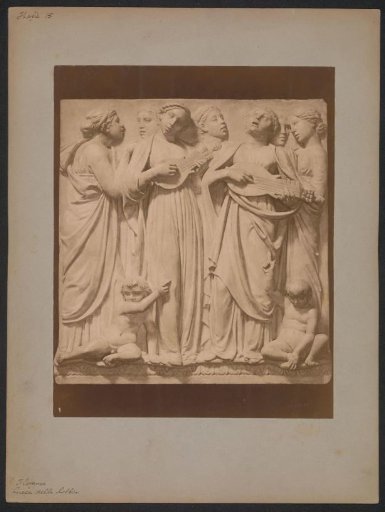 The Cantoria by Lucca della Robbia in the Cathedral of Florence