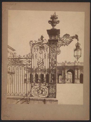 Lantern at the Palais Ducal in Nancy