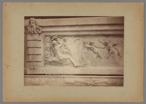 Cast of a relief of the bath with nymphs at Versailles