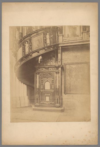 View of the interior of a church
