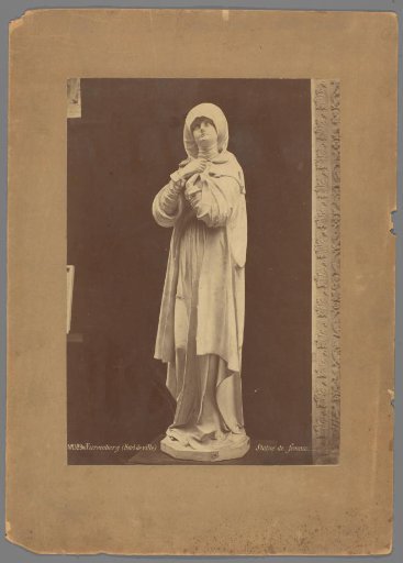 Cast of a statue of a woman as in the town hall of Nuremberg