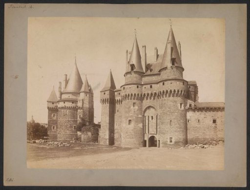 View of the castle of Vitré