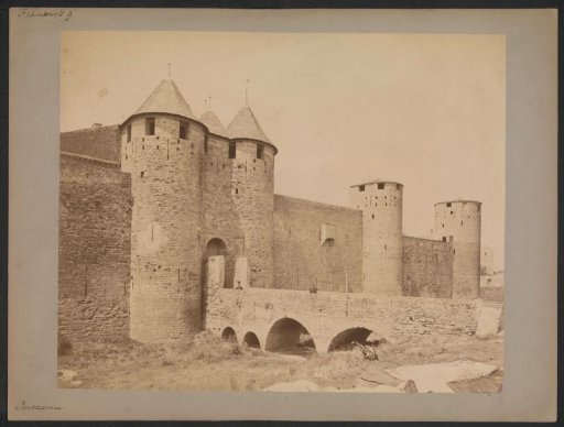 Part of the fortress of Carcassonne