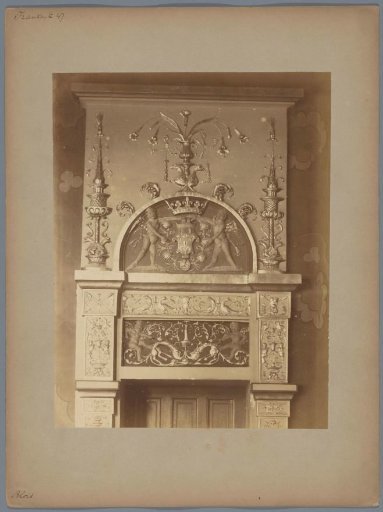 Door in the castle of Blois