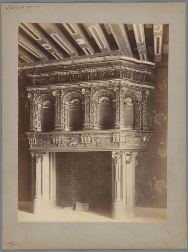 Chimneypiece in the castle of Blois