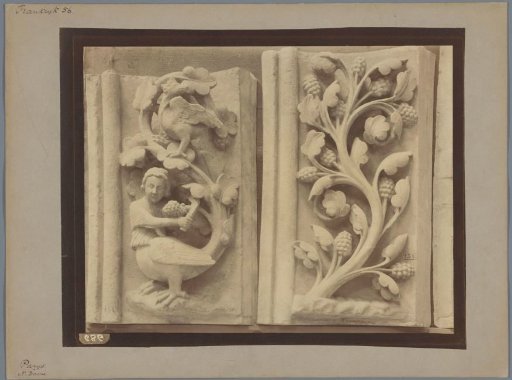 Pair of reliefs