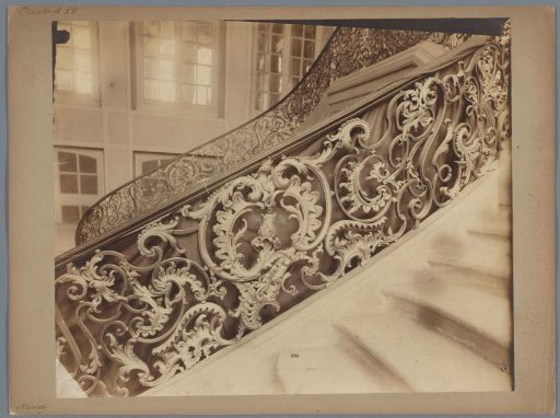 Decorated banister