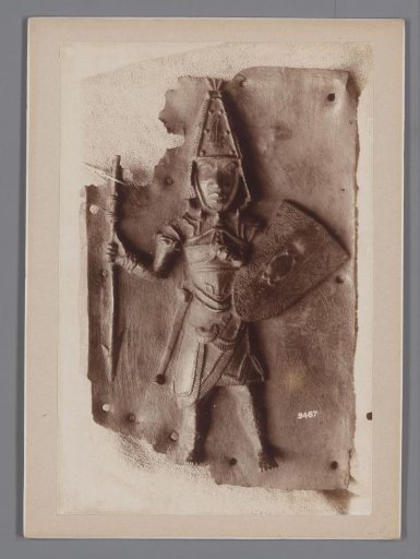Bronze sculpture of a warrior from Benin