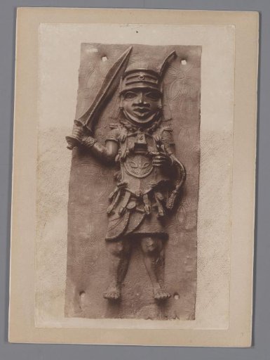 Bronze sculpture of a warrior from Benin