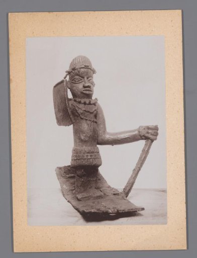 Bronze statue of a warrior