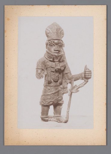 Bronze statue of a figure from Benin