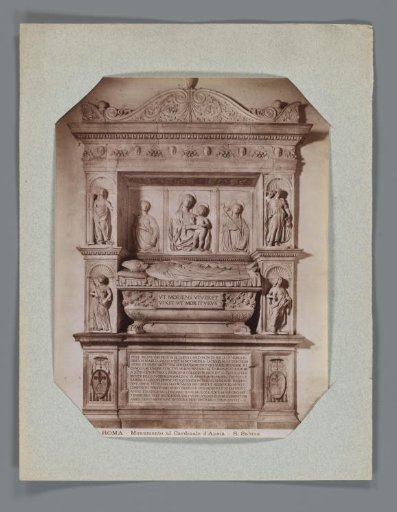Tomb of a cardinal in the Santa Sabina church in Rome