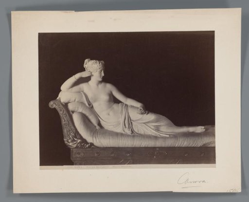 Sculpture of Paolina Bonaparte by Antonio Canova in the Villa Borghese in Rome